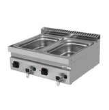 Bain Marie - 800x700x300 mm – Elektrisch - 2x1,5 kW