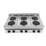 Elektroherd mit 6 Kochfelder - 1200x700x300/350 mm - 15,6 kW