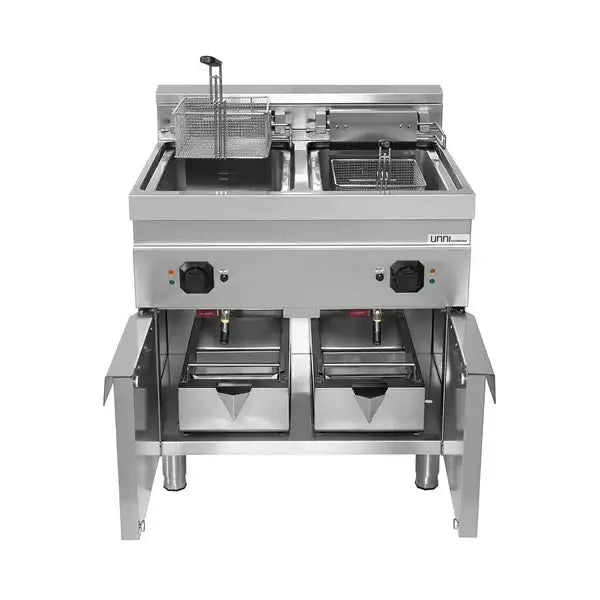 Elektrikli fritöz 2x16L – 2×14.2kW ​​​​(yüksek güç)