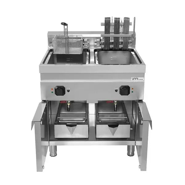 Elektrikli fritöz 2x16L – 2×14.2kW ​​​​(yüksek güç)