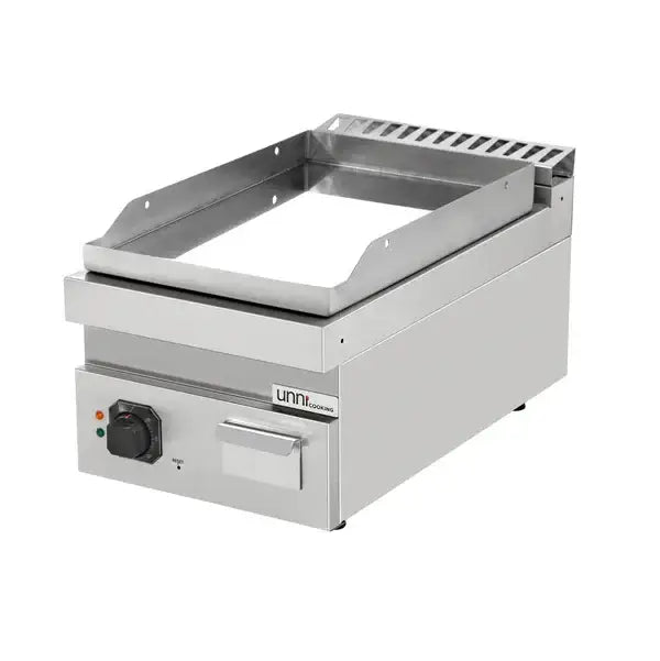 Electric griddle - 400x700x350 mm – chrome