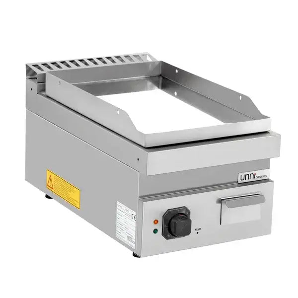 Electric griddle - 400x700x350 mm – chrome