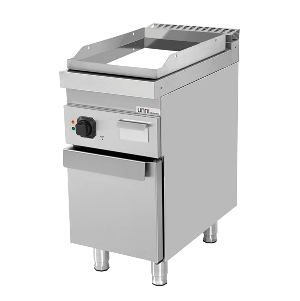 Elektrische Grillplatte - 400x700x350 mm – Chrom