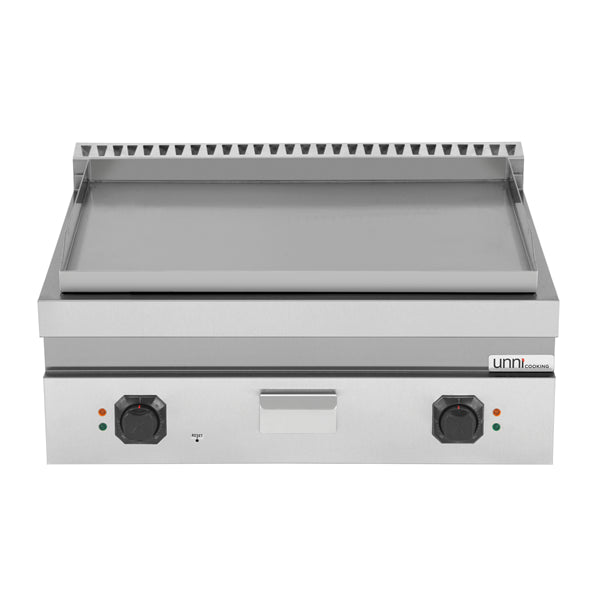 Elektrische Grillplatte - 800x700x350 mm – Glatt - 9 kW
