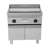 Elektrische Grillplatte - 800x700x850/900 mm – Chrom