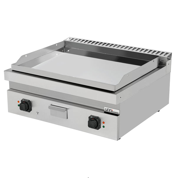Elektrische Grillplatte - 800x700x350 mm – Chrom - 9 kW