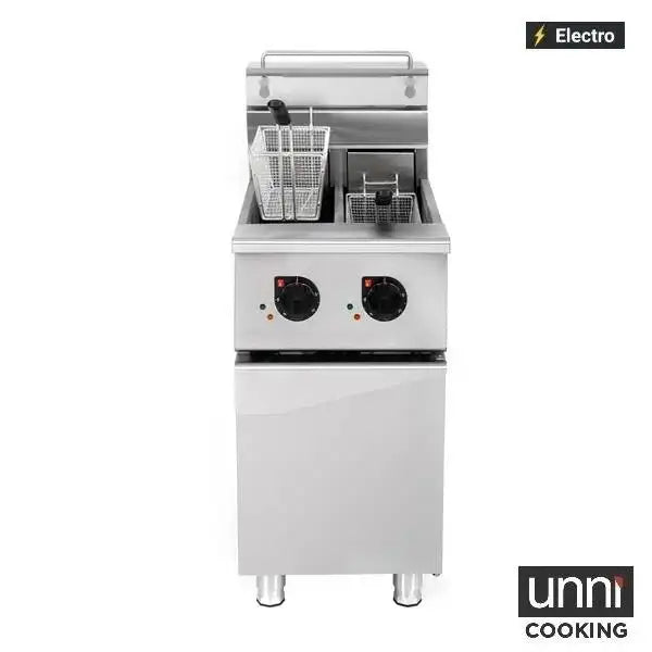 Electric Deep Fryer 2x12L Premium - 420x832x850 mm - 18 kW