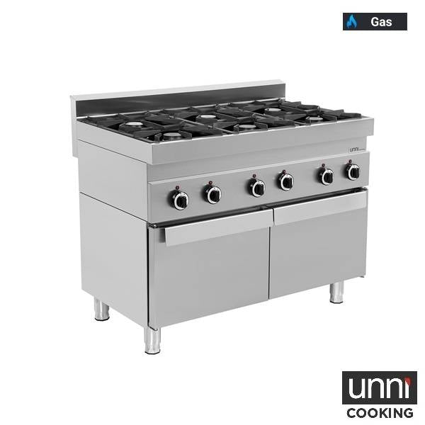 Gasherd - 1100x650x320/880 mm - 39 kW