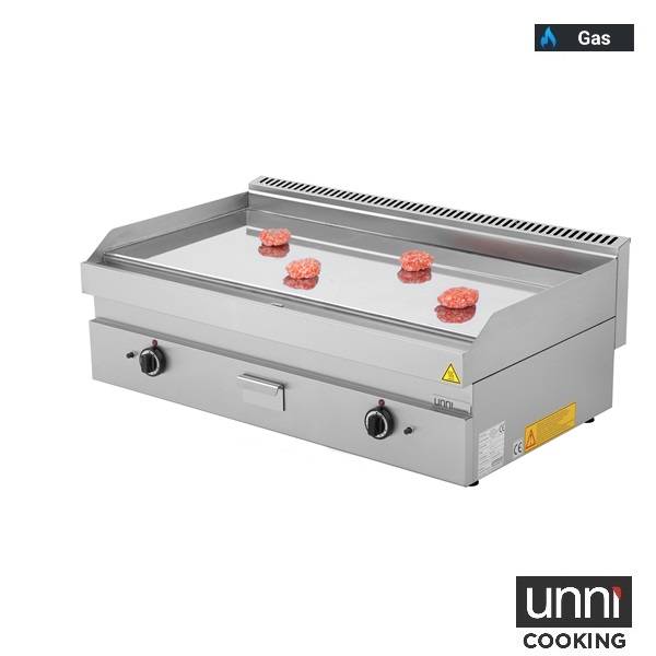Gasgrillplatte – CHROM - 1100x650x320/880 mm - 12 kW