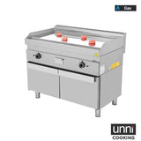 Gasgrillplatte – CHROM - 1100x650x320/880 mm - 12 kW