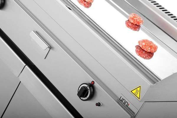 Gas Grill Plate – CHROME - 1100x650x320 mm - 12 kW