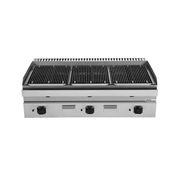 Gas-Lavasteingrill - 1200x700x300/350 mm - 27 kW
