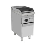 Gas-Lavasteingrill - 400x700x850/900 mm - 9 kW