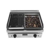 Gas-Lavasteingrill - 800x700x300/350 mm - 18 kW