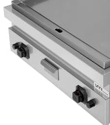 Gas-Grillplatte - 800x700x300 mm - glatt - 13 kW