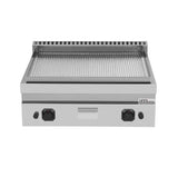 Gas-Grillplatte - 800x700x300 mm - gerillt - 13 kW