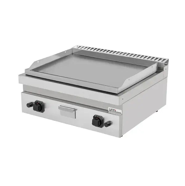 Gas-Grillplatte - 800x700x300 mm - glatt - 13 kW