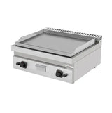 Gas-Grillplatte - 800x700x300 mm - glatt - 13 kW