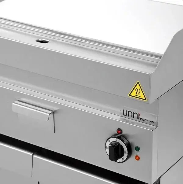 Electric Griddle - Chrome - 700x650x320 mm - 9 kW