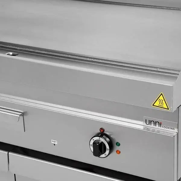 Electric Grill Plate - Smooth - 1100x650x320 mm - 13.5 kW