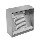 Kastenhaube - B1000xT950xH400 - mit Filter & Lampe