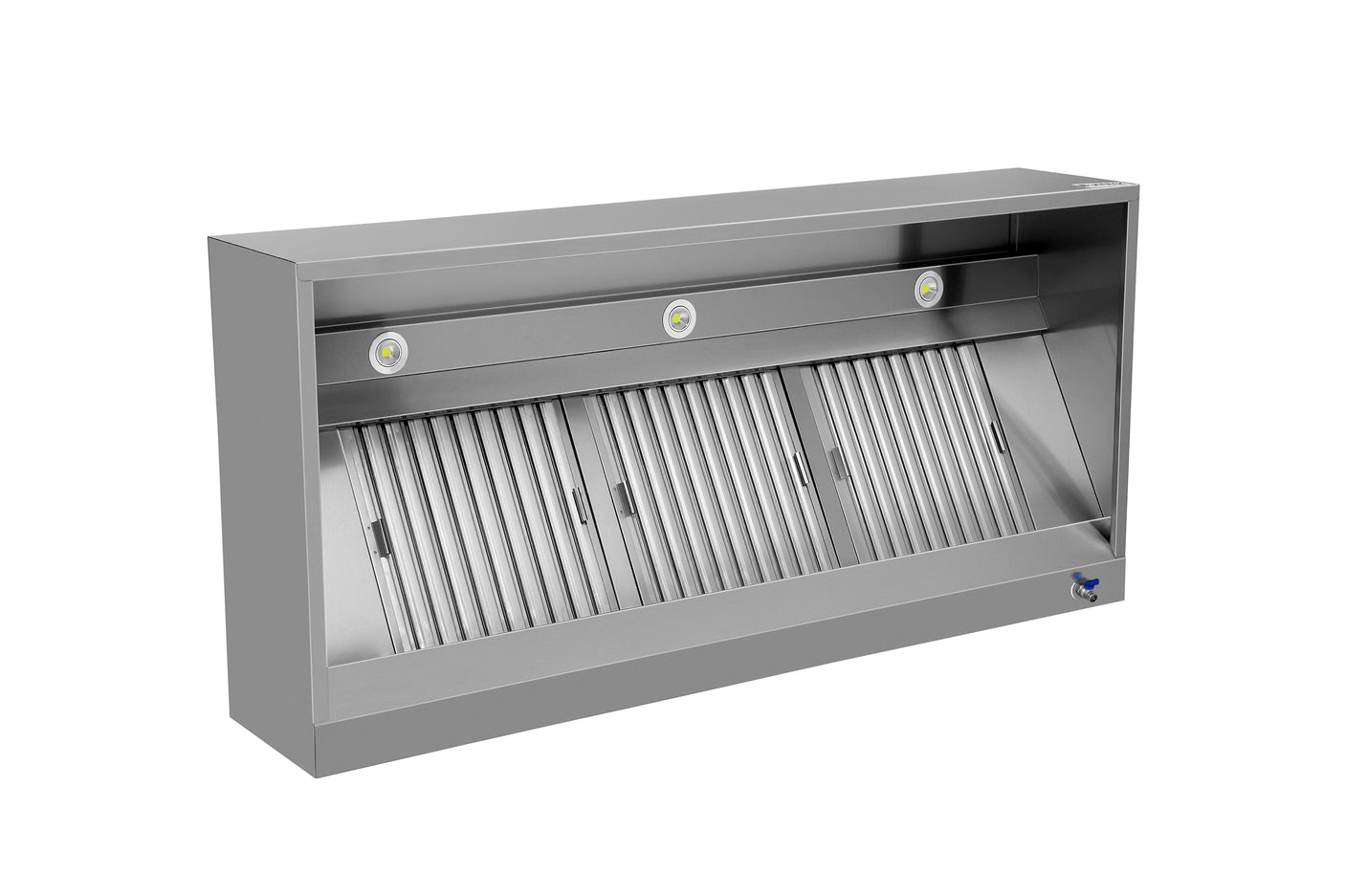 Kastenhaube - B1500xT950xH400 - mit Filter & Lampe
