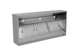 Kastenhaube - B1500xT950xH400 - mit Filter & Lampe