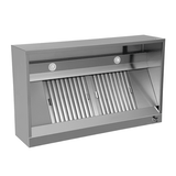 Kastenhaube - B1200xT950xH400 - mit Filter & Lampe