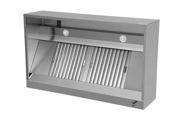 Kastenhaube - B1200xT950xH400 - mit Filter & Lampe