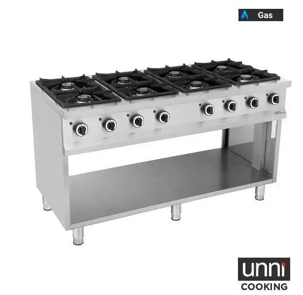 Gazlı ocak - 1460x700x850/900 mm - 52 kW