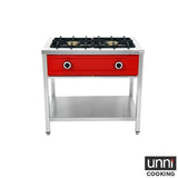 Gaskocher - 900x600x850 mm - 16 kW