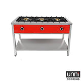 Gaskocher - 1290x600x850 mm - 24 kW