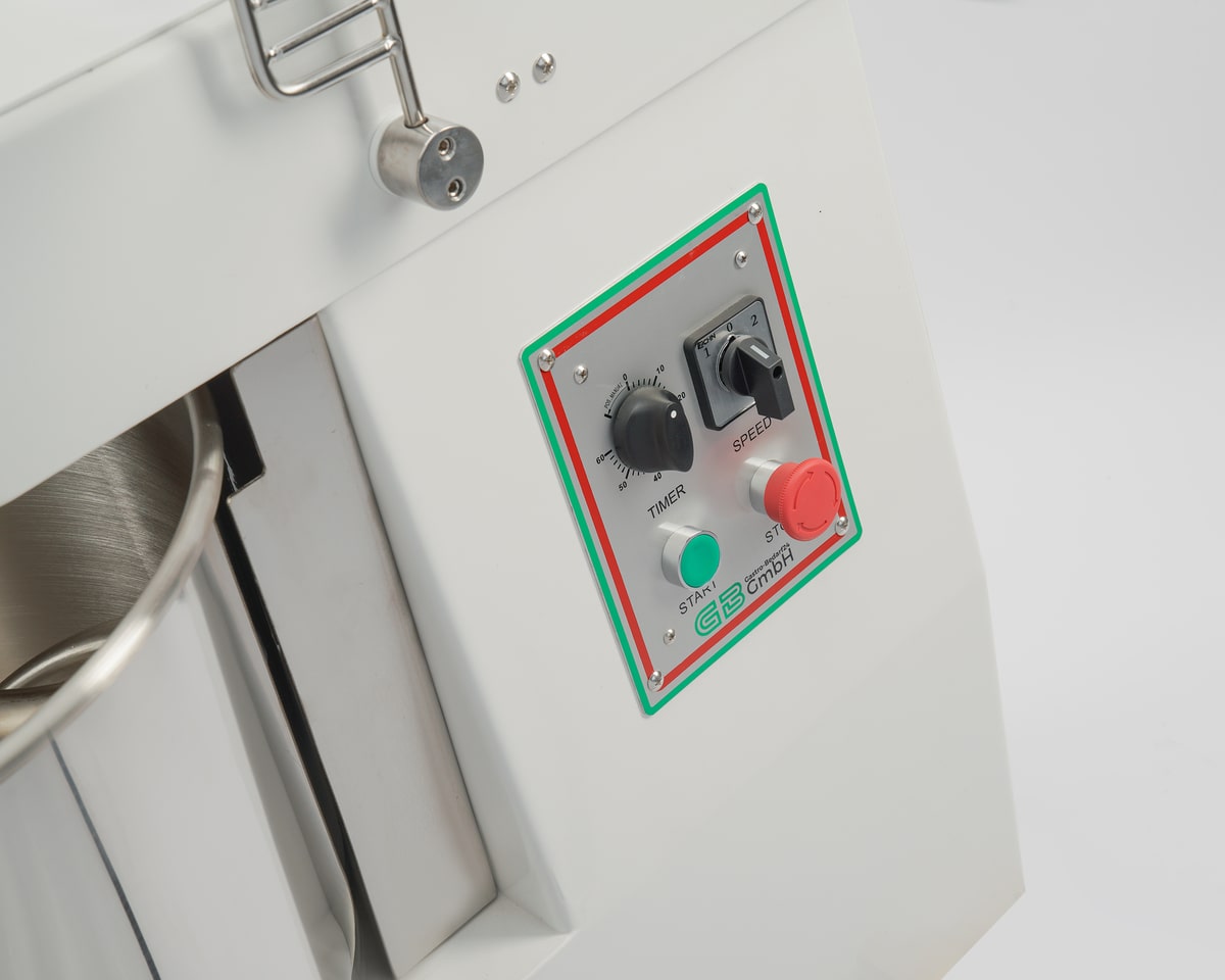 GB24 Teigknetmaschine mit abnehmbaren Kessel 30 Liter / 2 Geschwindigkeitsstufen – 400 Volt