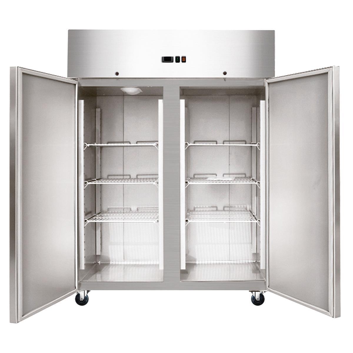 Edelstahlkühlschrank, Inhalt 1333 Liter, GN2/1