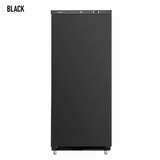 Schwarzer Kühlschrank – 600 l – +2 °C bis +10 °C