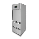 Kühlschrank – 1 Tür – GN 2/1 – 650 Liter – 1 Halbtür und 2 Schubladen