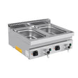 Bain Marie - 800x700x300 mm – Elektrisch - 2x1,5 kW - Gastro-Bedarf24 GmbH