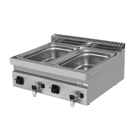 Bain Marie - 800x700x300 mm – Elektrisch - 2x1,5 kW - Gastro-Bedarf24 GmbH