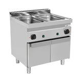 Bain Marie - 800x700x850/900 mm – Elektrisch - 2x1,5 kW - Gastro-Bedarf24 GmbH
