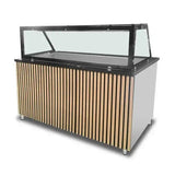 Bain-Marie-Theke – 4x GN 1/1 – 153 × 82 × 85,5 cm - Gastro-Bedarf24 GmbH