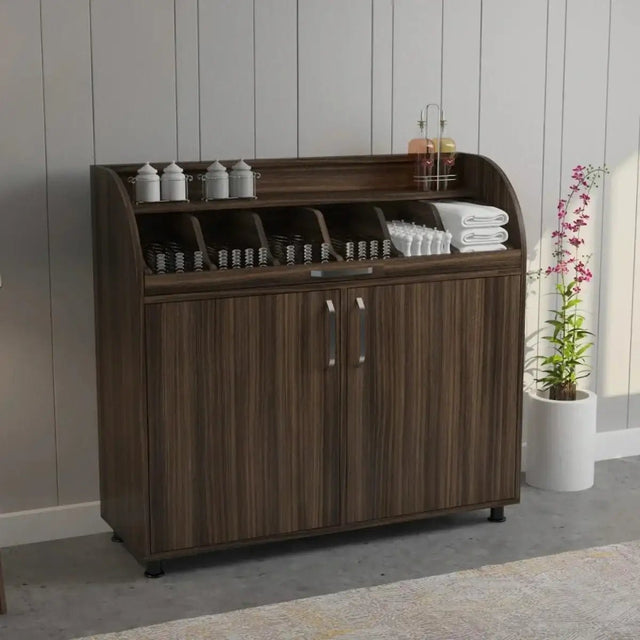 Besteckschrank in Holzoptik - 105 cm - Gastro-Bedarf24 GmbH