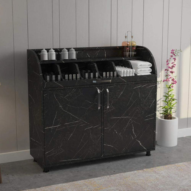 Besteckschrank in Marmoroptik - 105 cm - Gastro-Bedarf24 GmbH