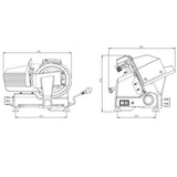 EASYLINE Aufschnittmaschine 220 - Gastro-Bedarf24 GmbH