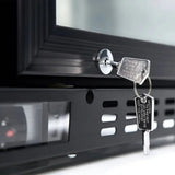 EASYLINE Barkühlschrank 520 schwarz / 1 Glastür, Höhe 900 mm - Gastro-Bedarf24 GmbH