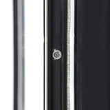 EASYLINE Barkühlschrank 520 schwarz / 2 Glasschiebetüren, Höhe 840 mm - Gastro-Bedarf24 GmbH