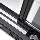 EASYLINE Barkühlschrank 520 schwarz / 3 Glasschiebetüren, Höhe 900 mm - Gastro-Bedarf24 GmbH