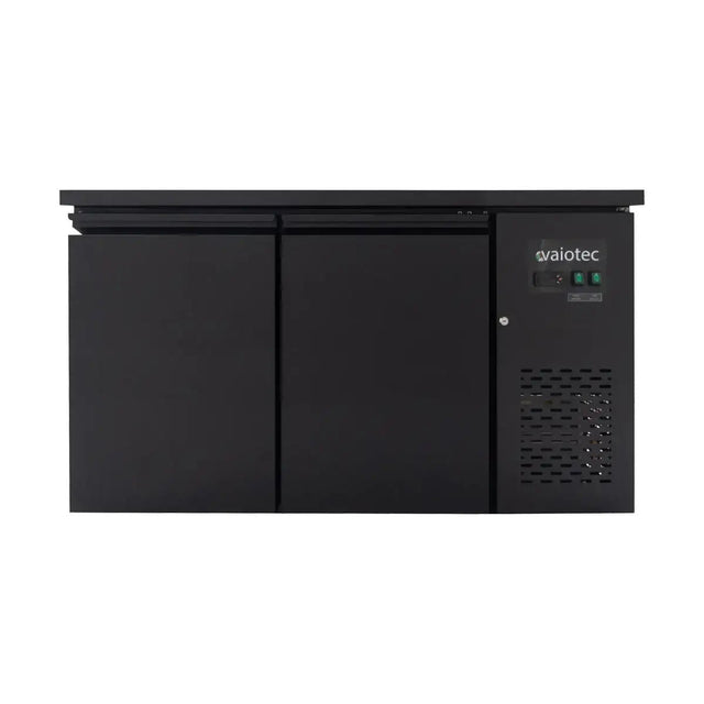 EASYLINE Barkühltisch schwarz / 2 Türen - 280 l - Gastro-Bedarf24 GmbH