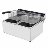 EASYLINE Elektro Fritteuse 2 Becken 17+17 Liter - Gastro-Bedarf24 GmbH