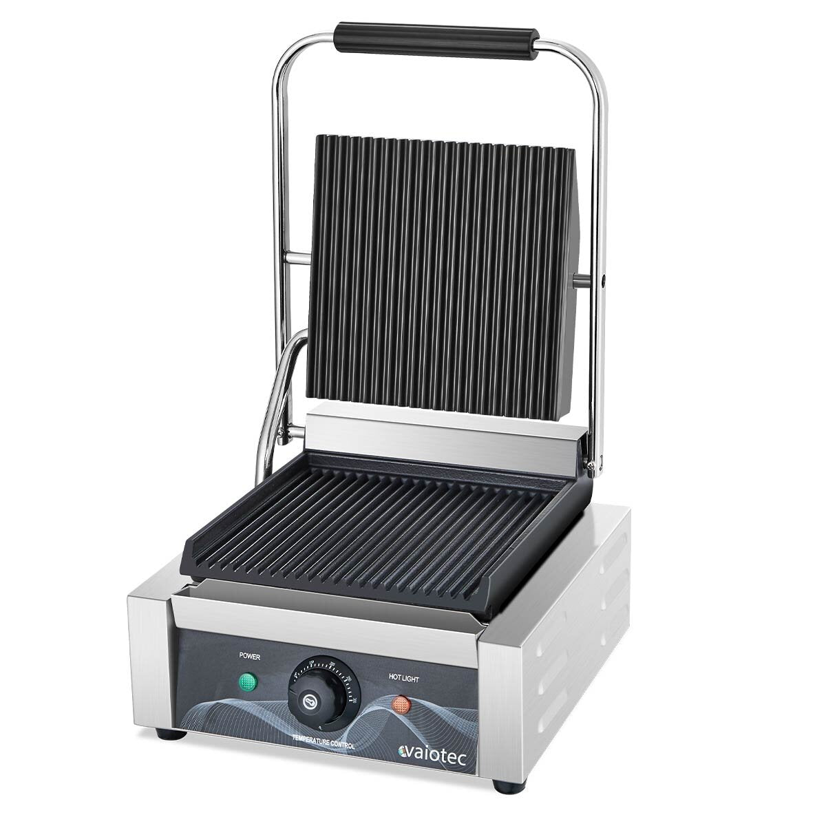 EASYLINE Elektro Kontaktgrill Breite 308 mm, oben & unten gerillt - Gastro - Bedarf24