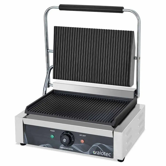 EASYLINE Elektro Kontaktgrill Breite 430 mm, oben & unten gerillt - Gastro-Bedarf24 GmbH